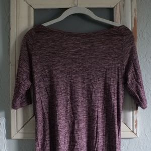 Gap Maroon Swooping Back Top